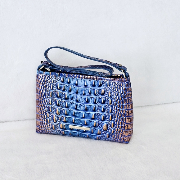 NWT Brahmin DEEP AZURE Lorelei w/Cheryl Card #HARD TO FIND# - Picture 6 of 16